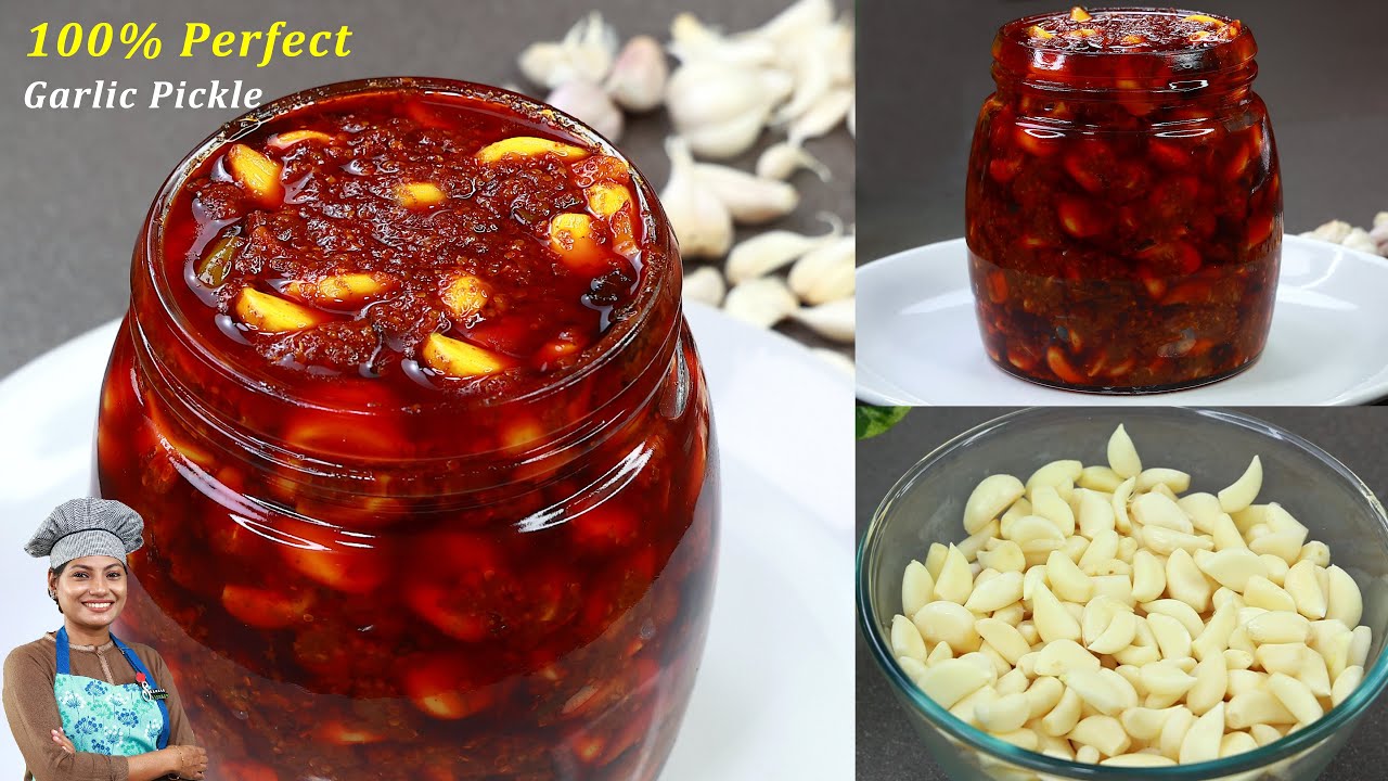 💯വെളുത്തുള്ളി അച്ചാർ| Garlic Pickle Recipe| Veluthulli Achar Kerala Style| Lahsun Ka Achar| Pickle