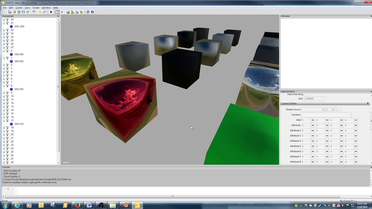 4.  Giants Material/texture System UDIM