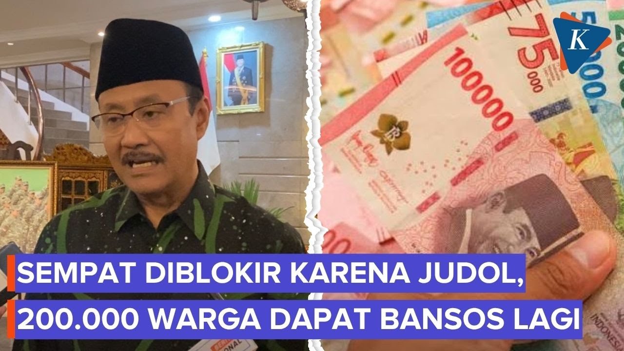 Akhirnya 200.000 Warga Dapat Bansos Lagi Usai Rekening Diblokir karena Judol