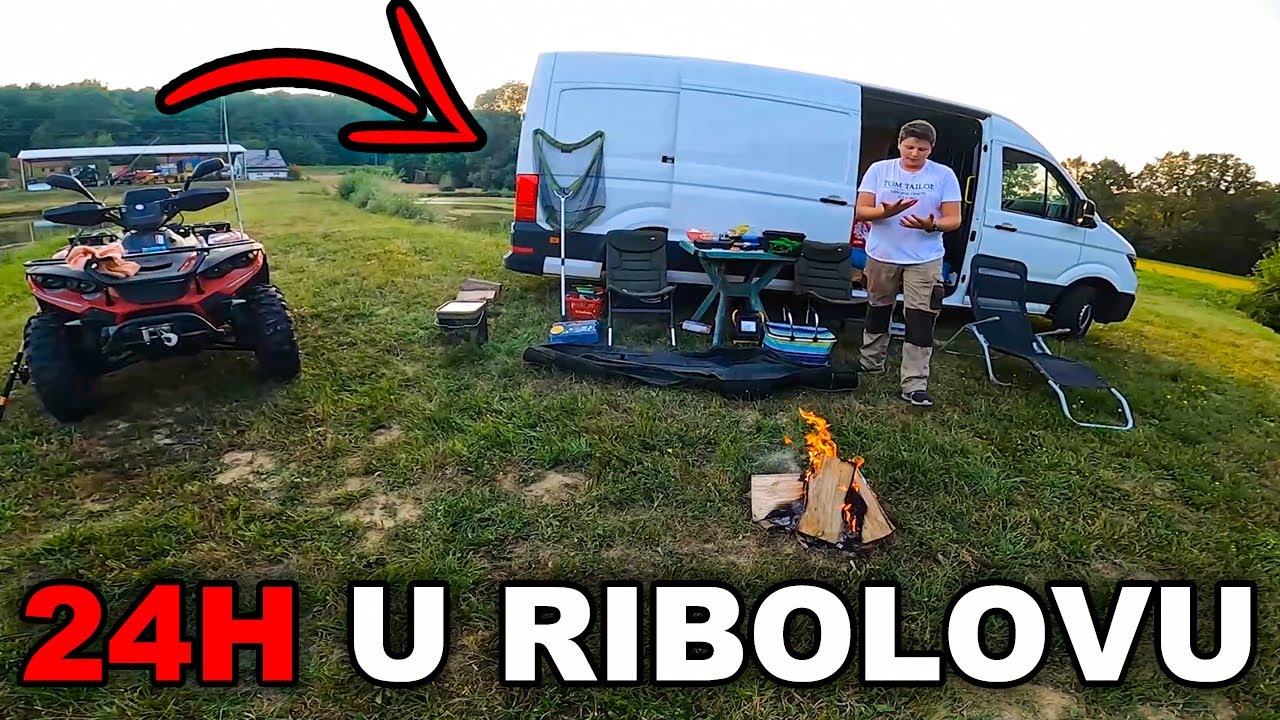 PROVELI SMO 24H U RIBOLOVU! *riba odvukla stap u vodu*
