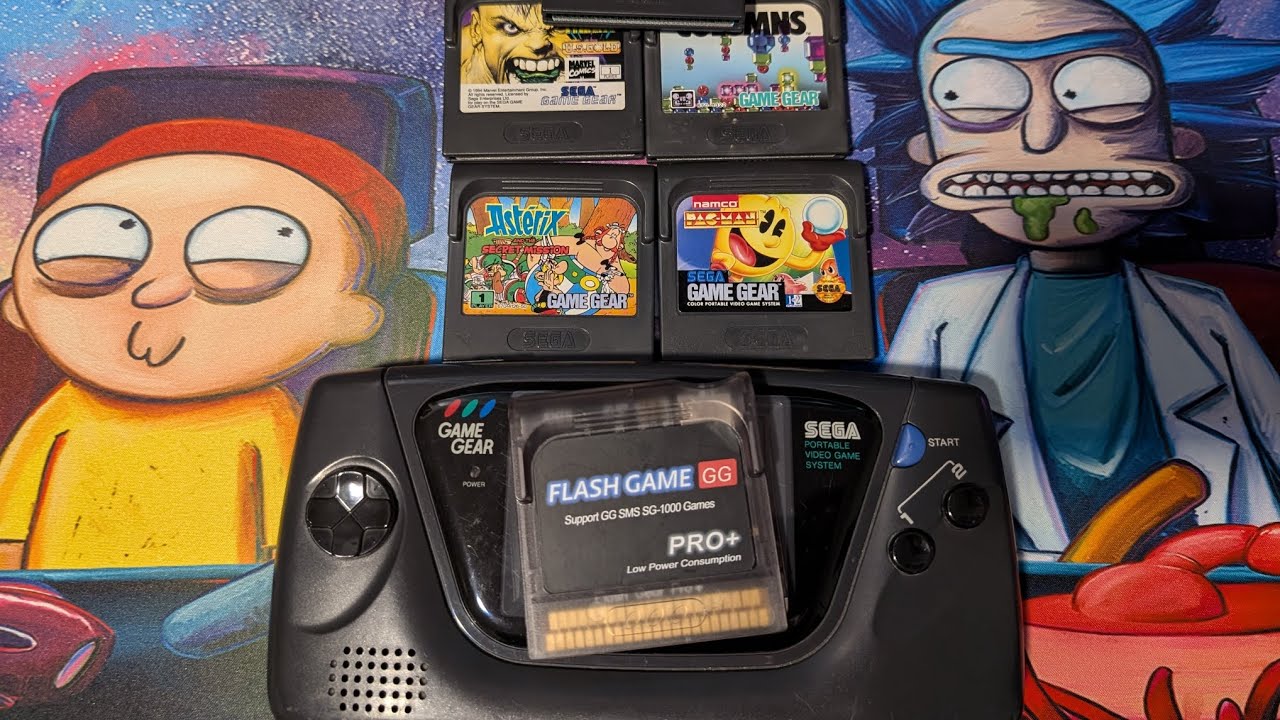 Обзор Картриджа Flash Game GG Pro+ для приставки Sega Game Gear #retrogaming #sega #обзор #видеоигры