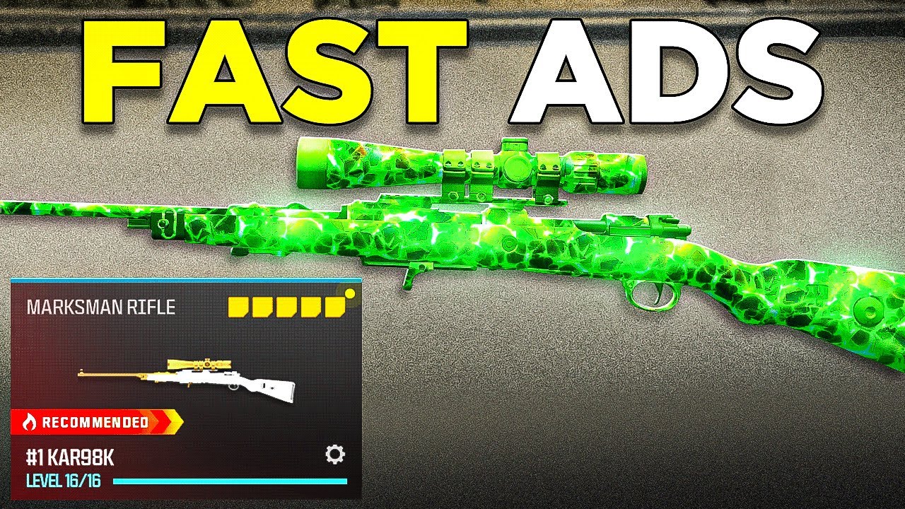 new *FASTEST* KAR98K LOADOUT in MODERN WARFARE 3! 🔥 (Best KAR98K Class Setup) MW3