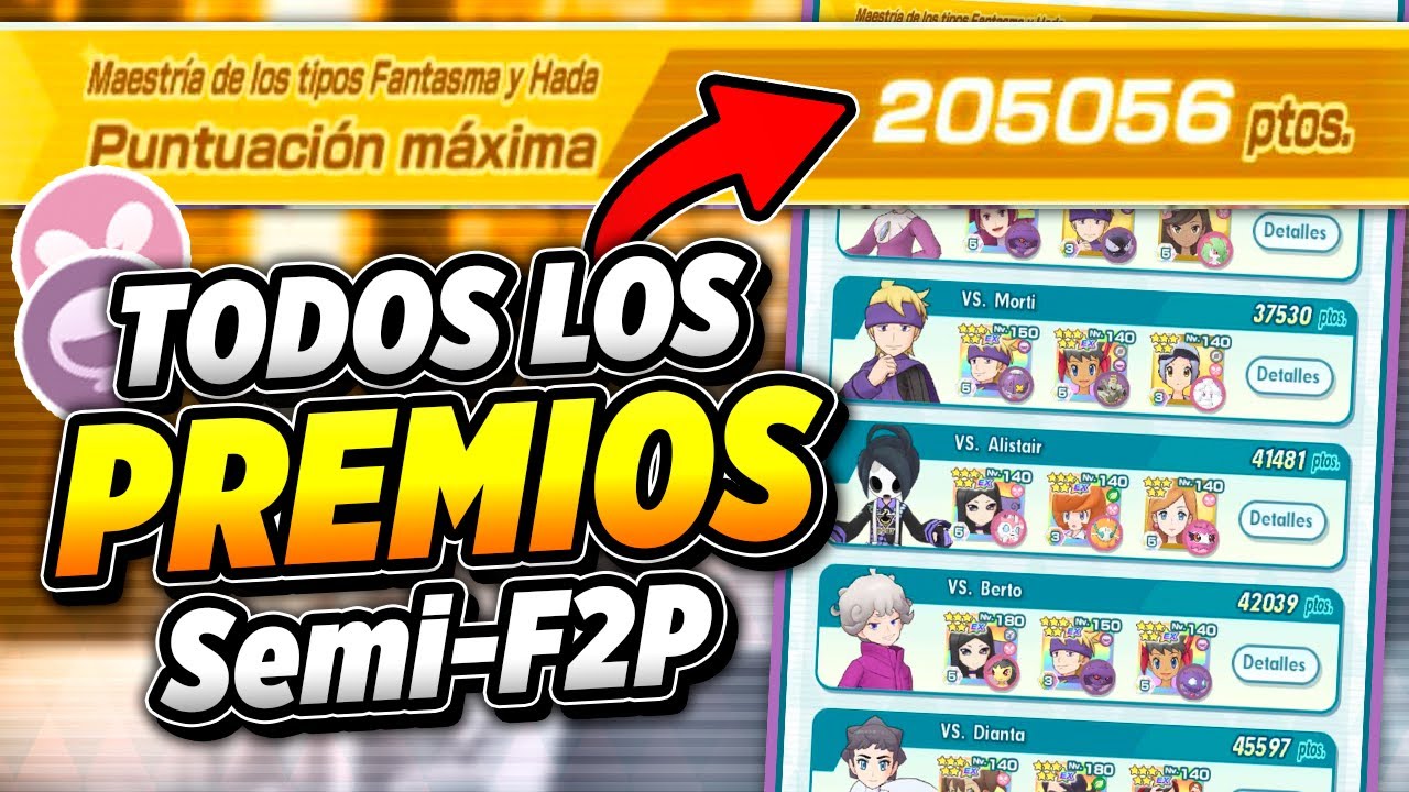 🔝 sFREE ✨ M&aacute;xima Puntuaci&oacute;n FANTASMA/HADA 👻✨ - Pokemon Masters EX