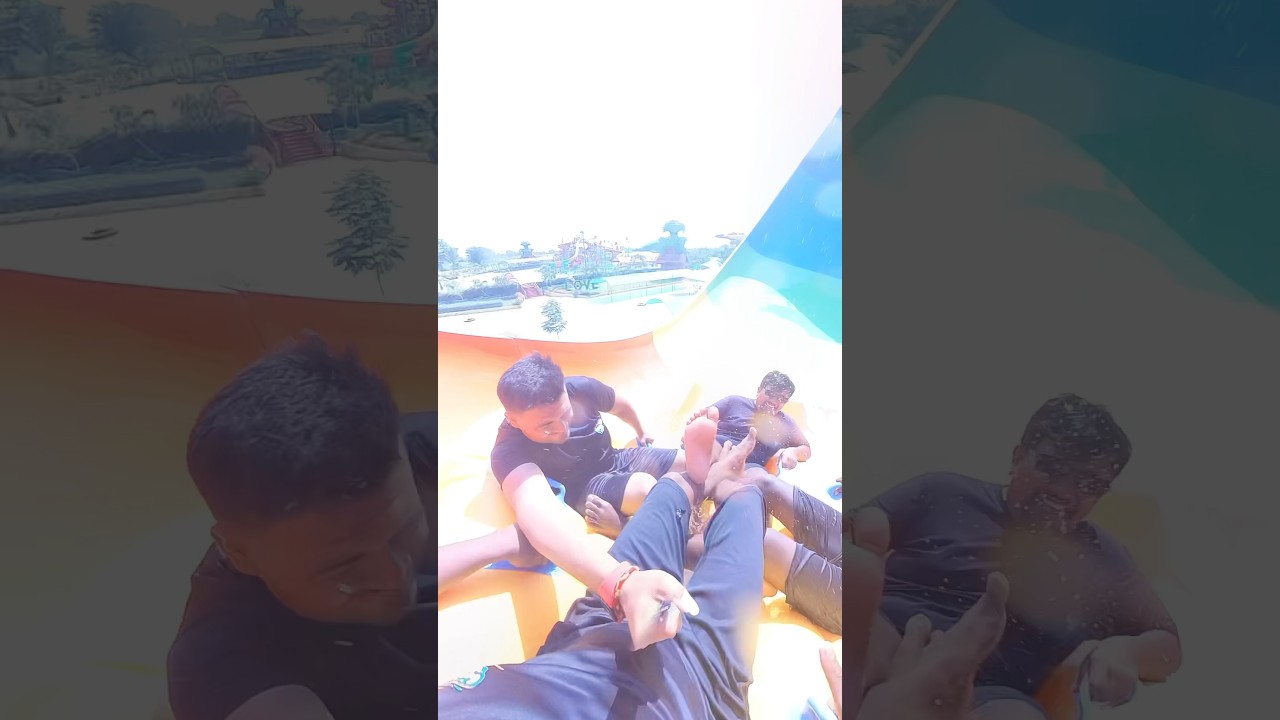 I GOT STUCK IN WATERPARK SLIDE 