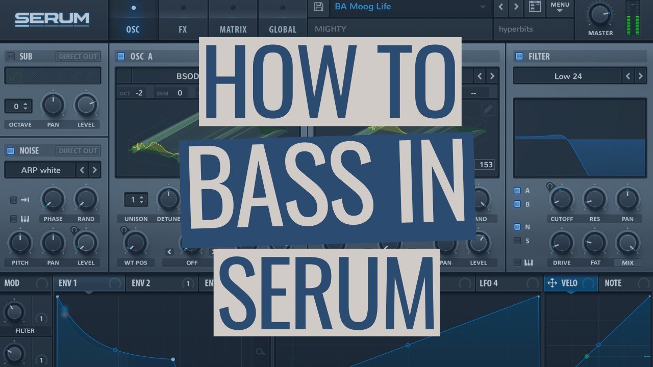 Как играть бас-гитару в Serum