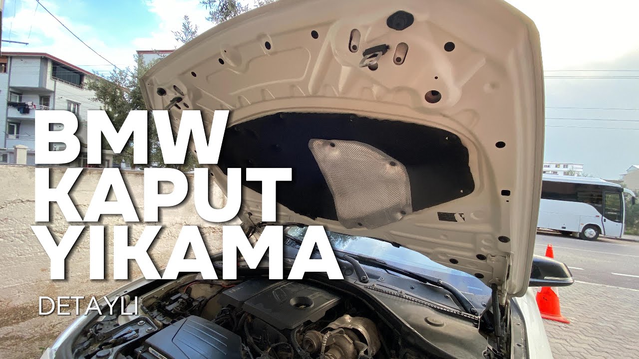 BMW KAPUT DETAYLI YIKAMA  ASMR BMW HOOD CLEAN F20 116i
