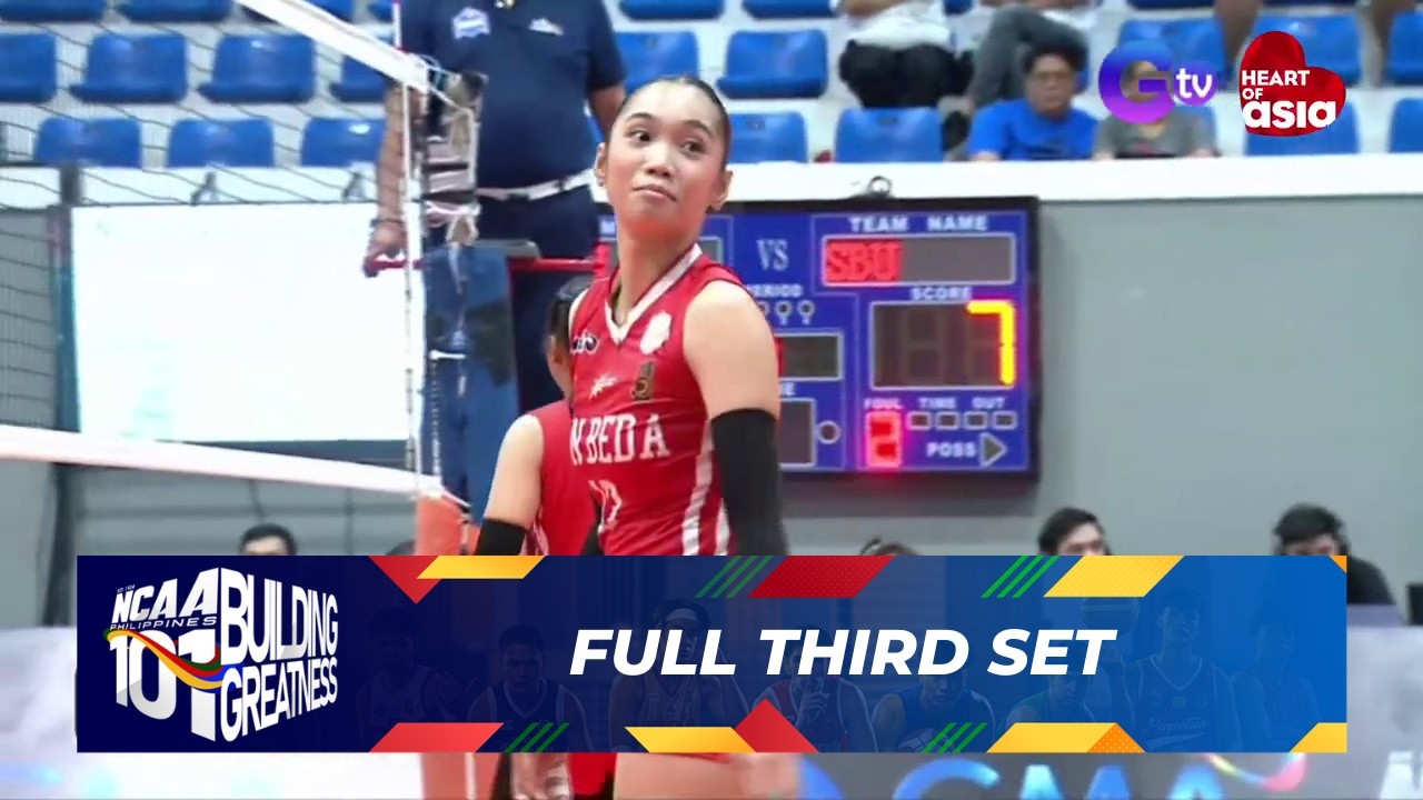 FULL THIRD SET - LPU Lady Pirates vs San Beda Lady Red Spikers | NCAA Season 101