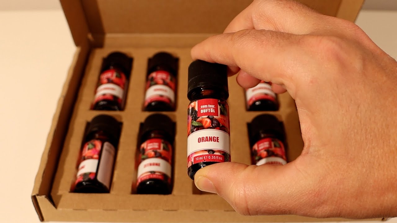 com-four&reg; 10x duftende &Ouml;le im Set - Raumduft Obst - Duft&ouml;l f&uuml;r Aroma-Diffusoren, Lufterfrischer