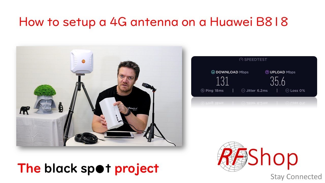 Как подключить внешнюю антенну 4G к модему Huawei B818