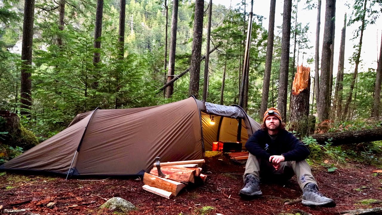 Hot Tent Camping at Mountain Lake (Trout Tacos)