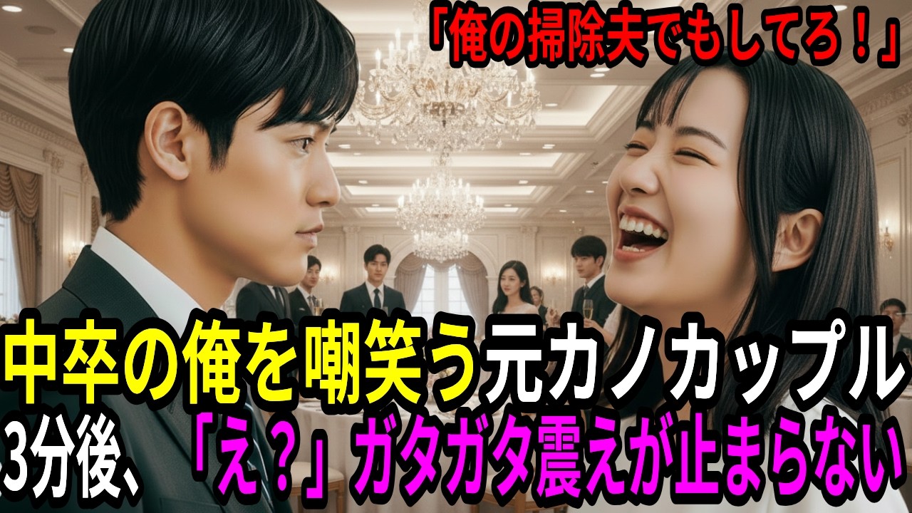 中卒の俺を見下した元カノ「タワマン買うの♪」→カップルの運命が変わった瞬間