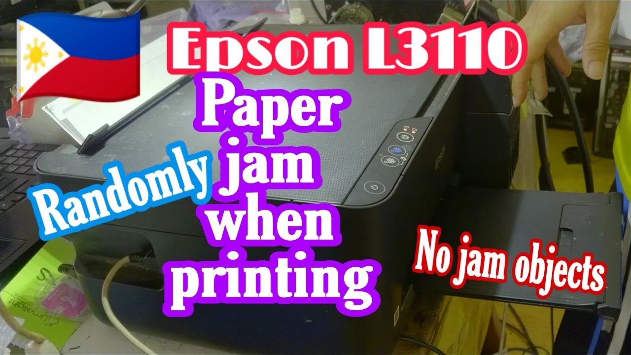 Epson L3110 keeps jam when printing