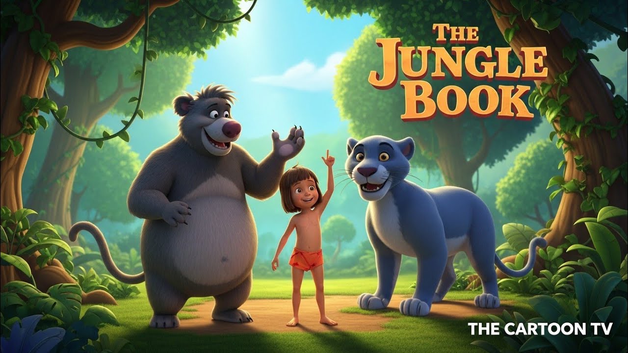 The Jungle Book 🐻🌿 | A Happy Jungle Poem for Kids | The Cartoon TV :