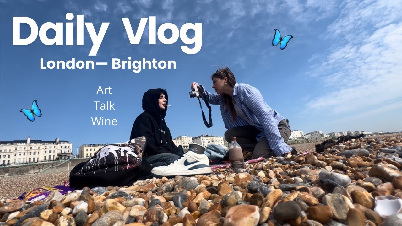 VLOG: went to Brighton. THE ART OF DAILY LIFE. Talk. Sea. ADHD