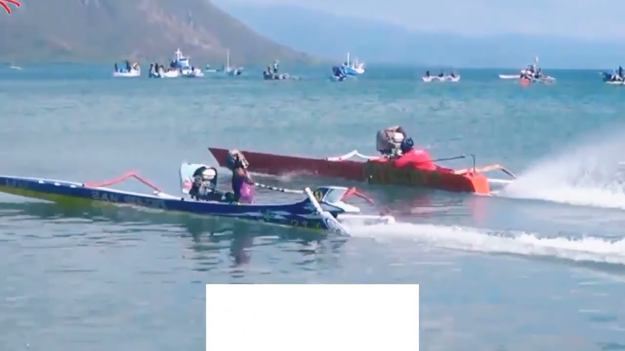 KETINTING BALAP INDONESIA LOMBOK, Balap sampan poto tano satu mesin.