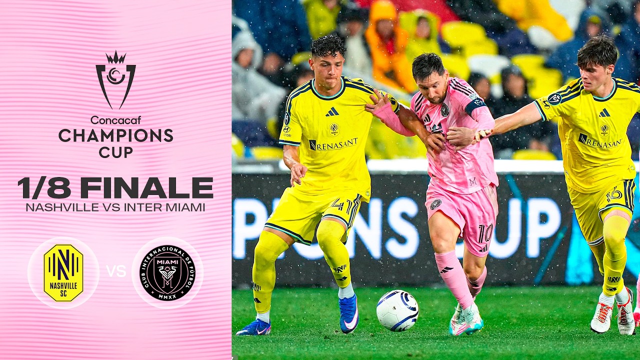L’Inter Miami de Messi tenu en échec sur la pelouse de Nashville | CONCACAF Champions Cup