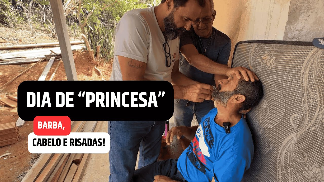 DIA DE PRINCESA NA ROÇA: BARBA, CABELO E RISADAS!
