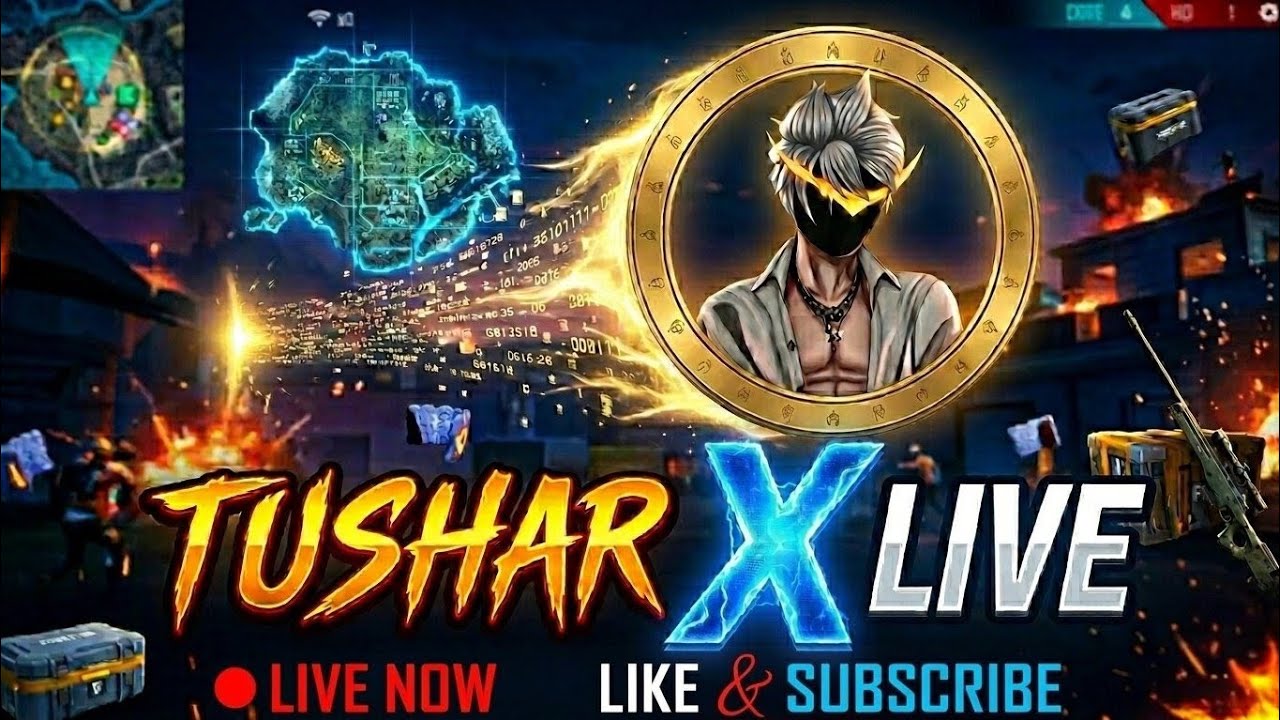 Live streaming of Tushar x live ump 100 kills challenge 🎯