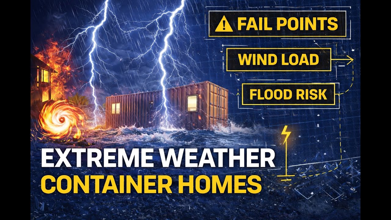 Extreme Weather vs Container Homes: 5 Fail Points (Wind, Heat, Flood)