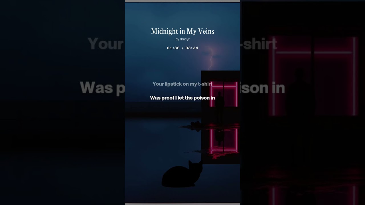 Midnight on my veins