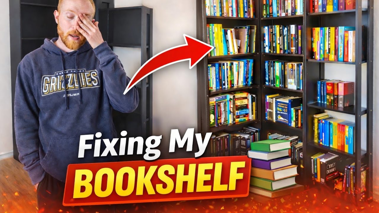 FINALLY Reorganizing My BOOKSHELF 📚 | New Bookshelf Setup