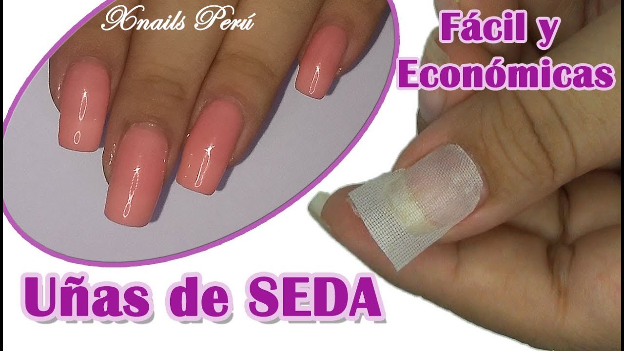 Uñas en CASA con SEDA 💅 (Nail Silk Wrap) / FACILES Y MUY ECONOMICAS!! 💓