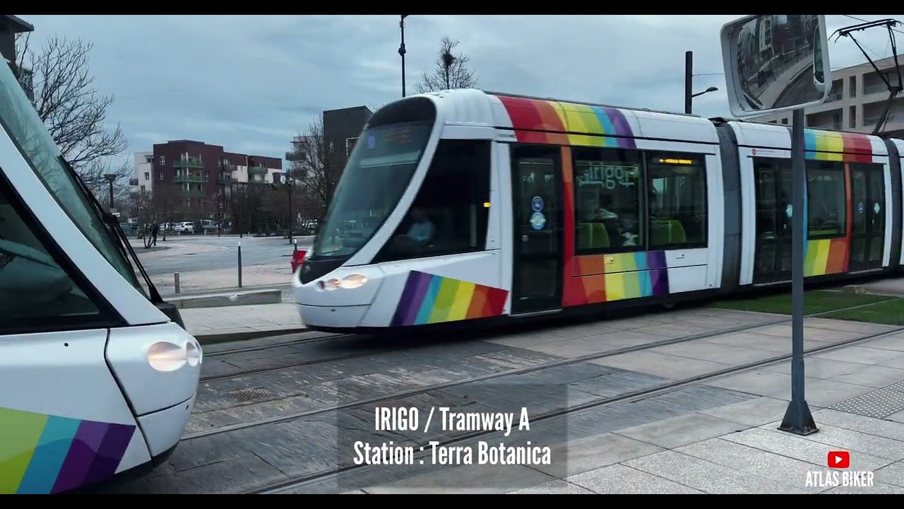 Angers 🇫🇷 IRIGO, Tramway A, UHD [4k] 2022