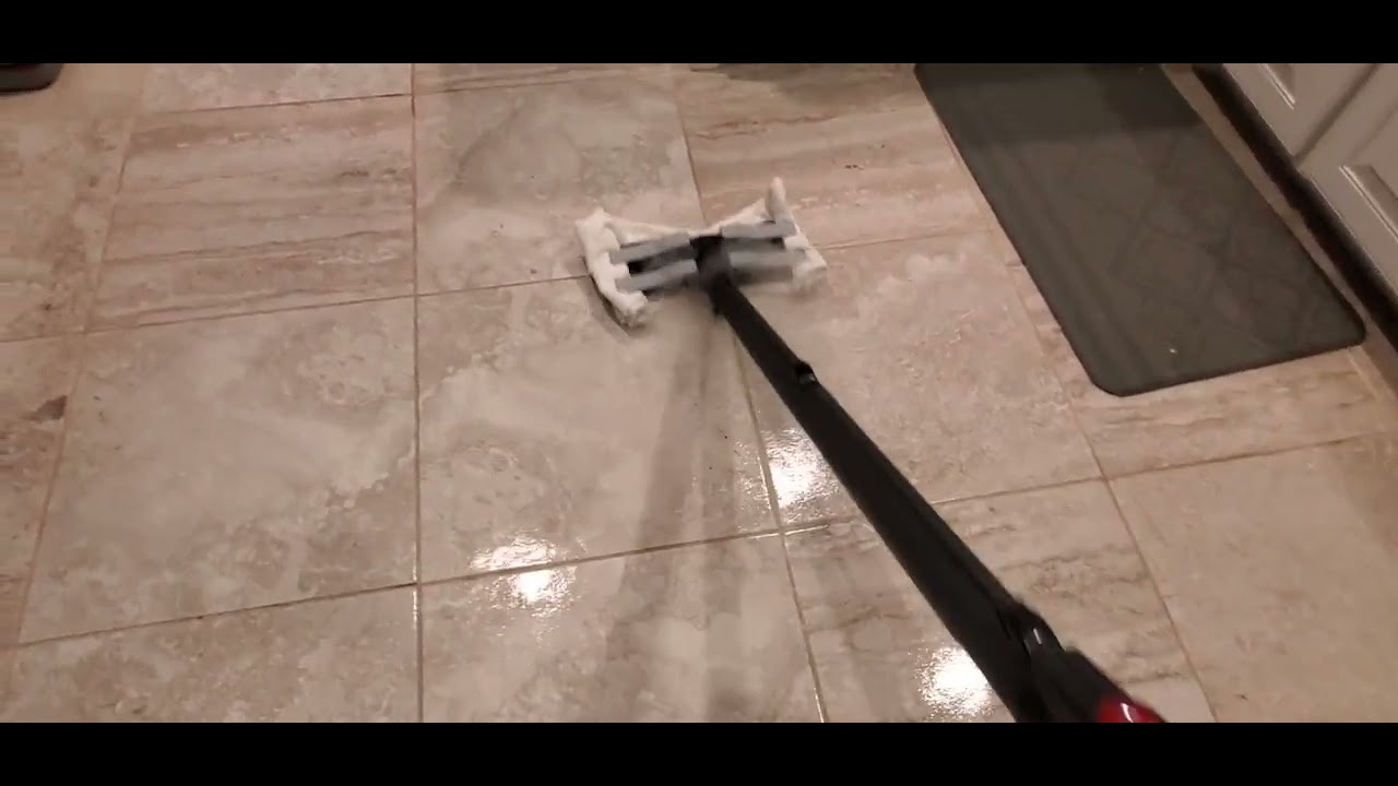 US STEAM SeaHawk | Cleaning Dirty Tile Floors With Floor Brush Attachment | Made In Italy