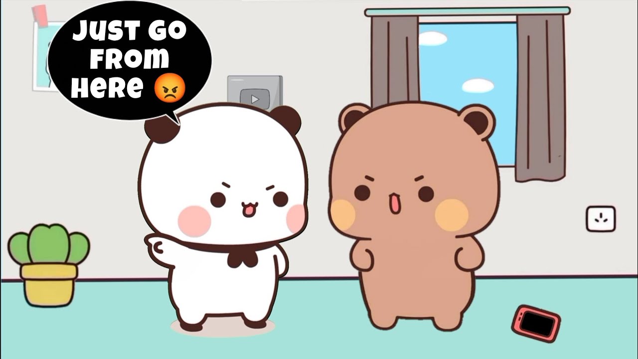 Bubu Dudu Fight 😤 Let's see what happen next❓|Peach Goma| |Animation| |Bubuanddudu|