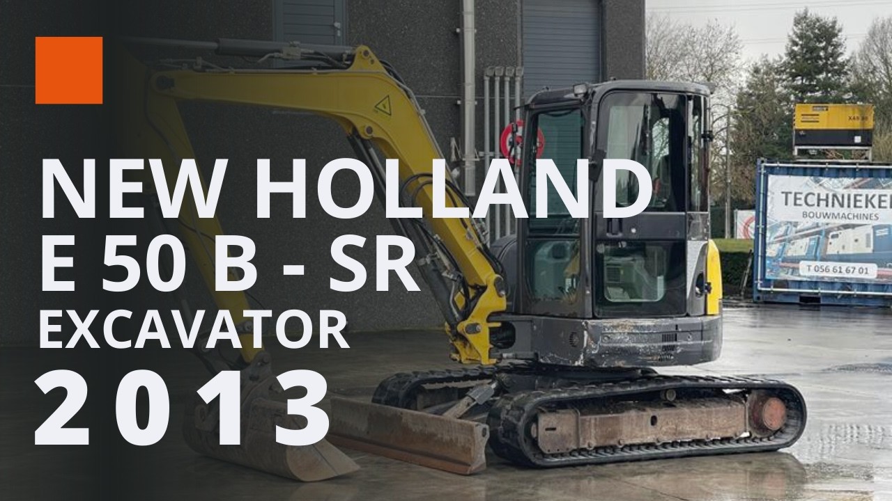 New Holland E 50 B SR | Used Mini Excavator for Sale | 2013 | 4,445 Hours