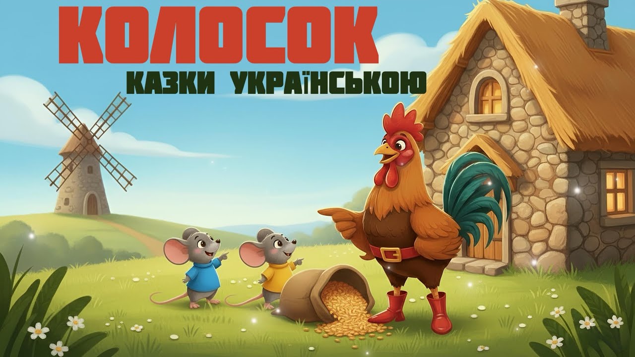 КОЛОСОК. Українська дитяча казка 📖 - добра казка на ніч✨