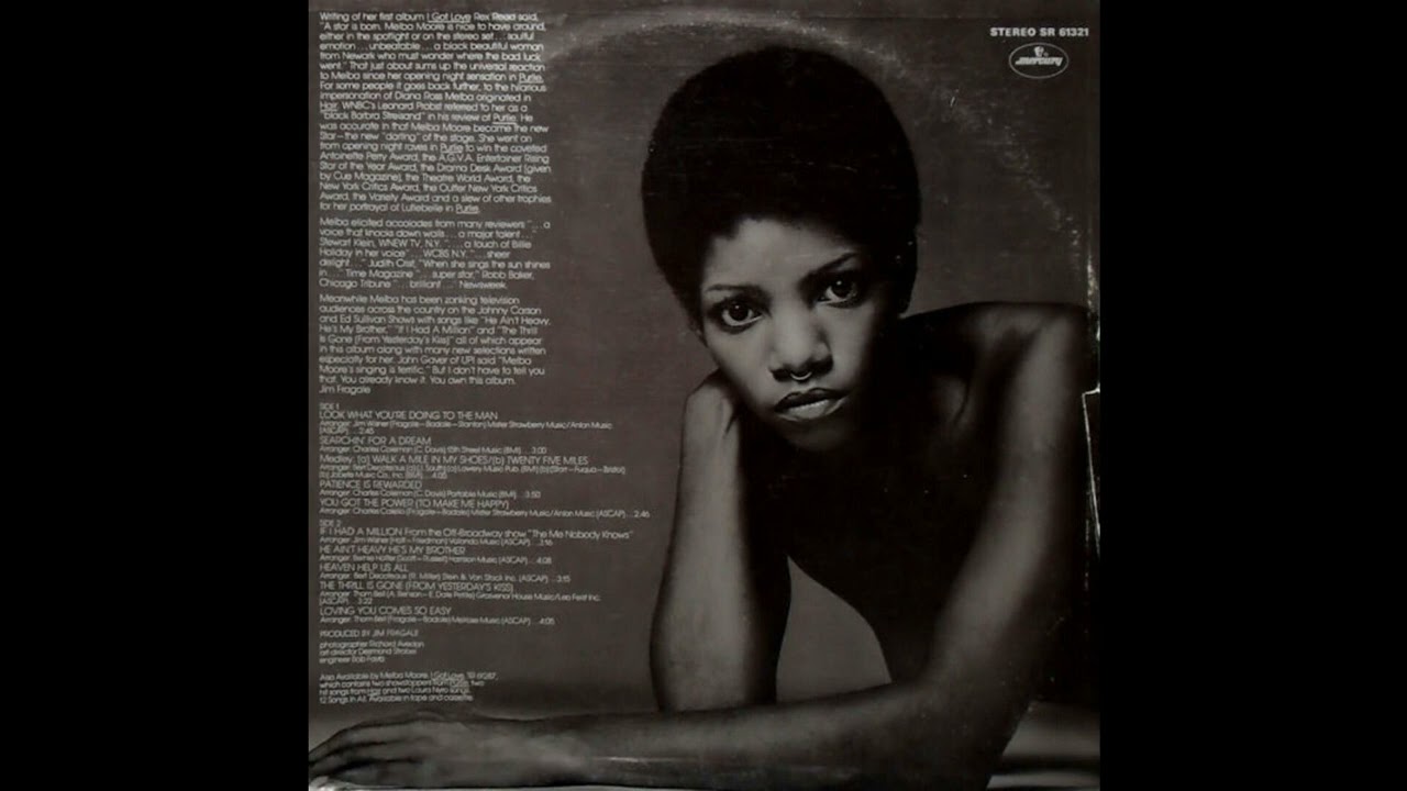 Melba Moore - Searchin For A Dream