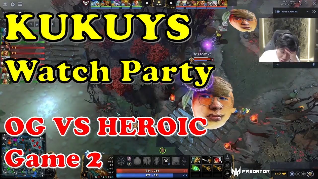 OG vs Heroic Kukuys Watch Party Game 2