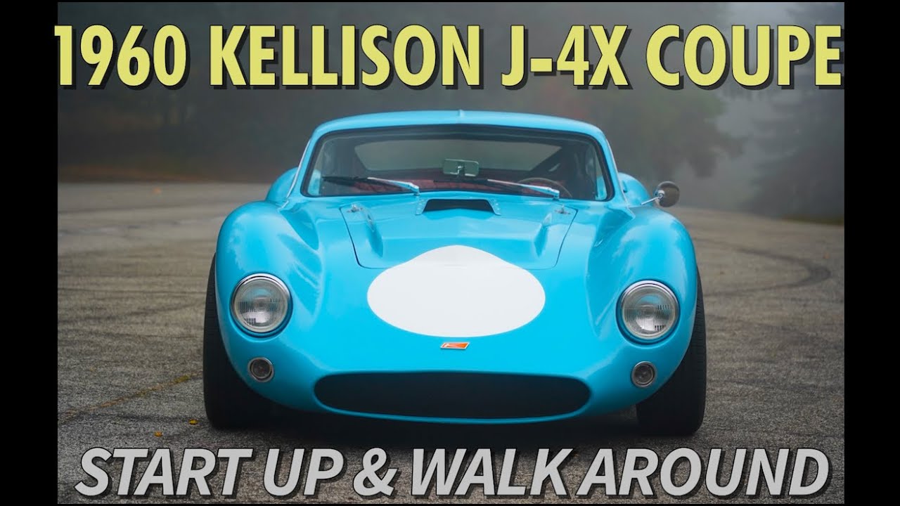 Start up & walk around - 1960 Kellison J-4X Coupe