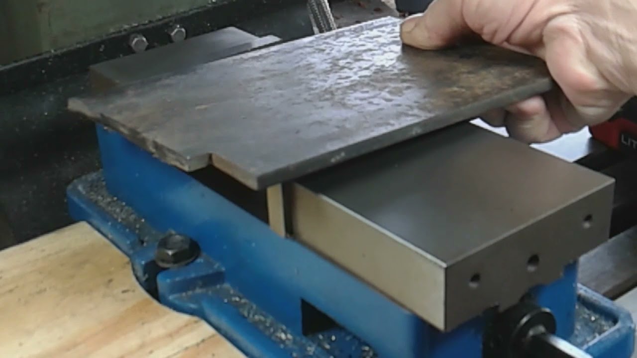 Two piece mill table vice. (My Version)