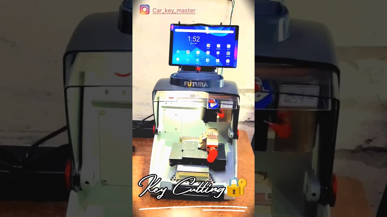 Silca Minda Futura Automatic Key Cutting Machine 🔐 || @Car_key_master ||