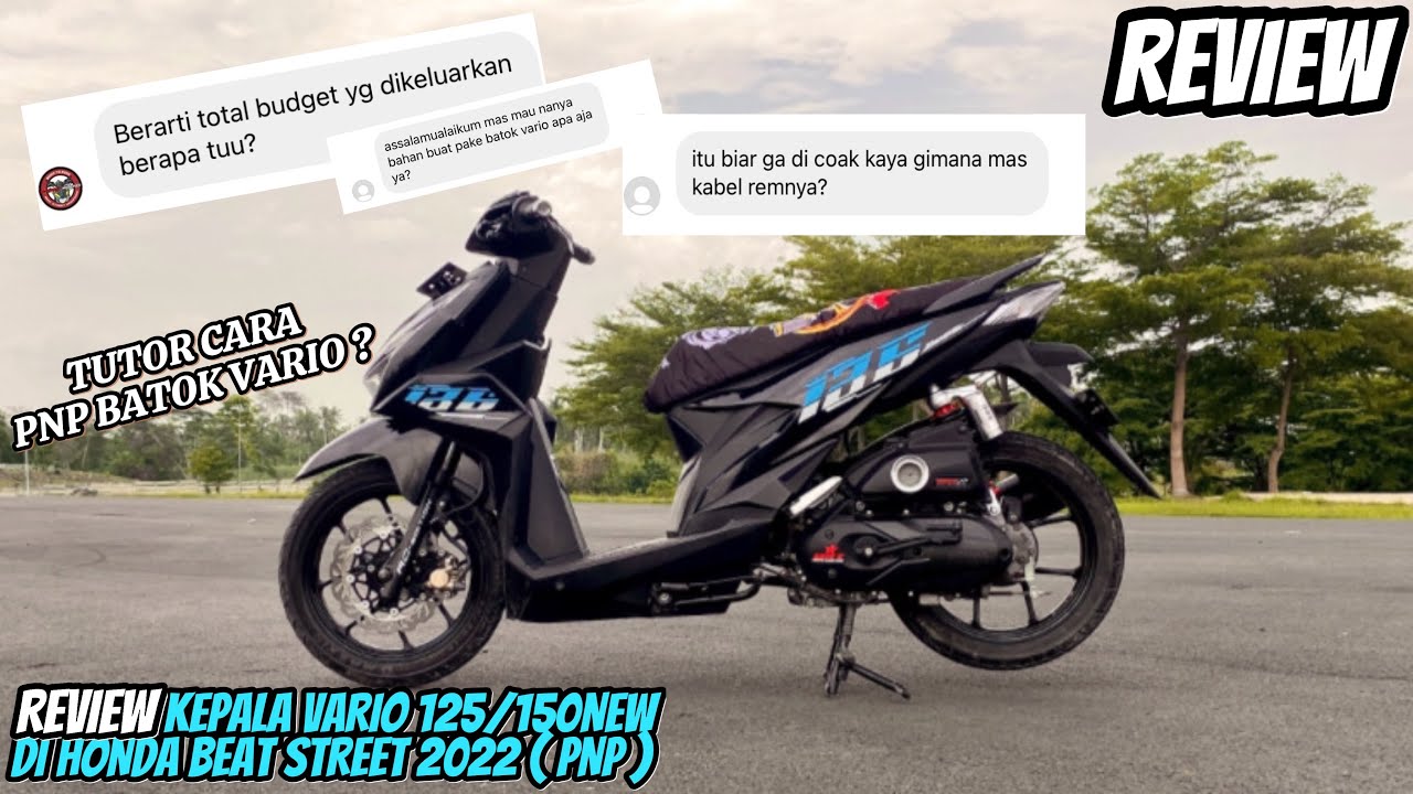 ALBIMA MV | TIPS CARA PNP BATOK KEPALA VARIO 150NEW DI HONDA BEAT STREET2022 | DIJAMIN PNP RAPIH
