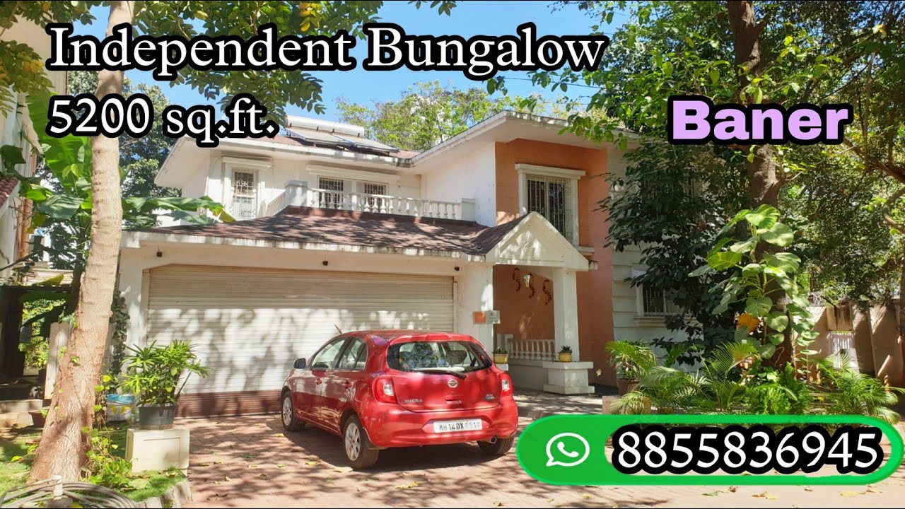 4.5 bhk Independent Bungalow for Sale | #Baner #Pune | 5200 sq.ft. | Contact - 8855836945