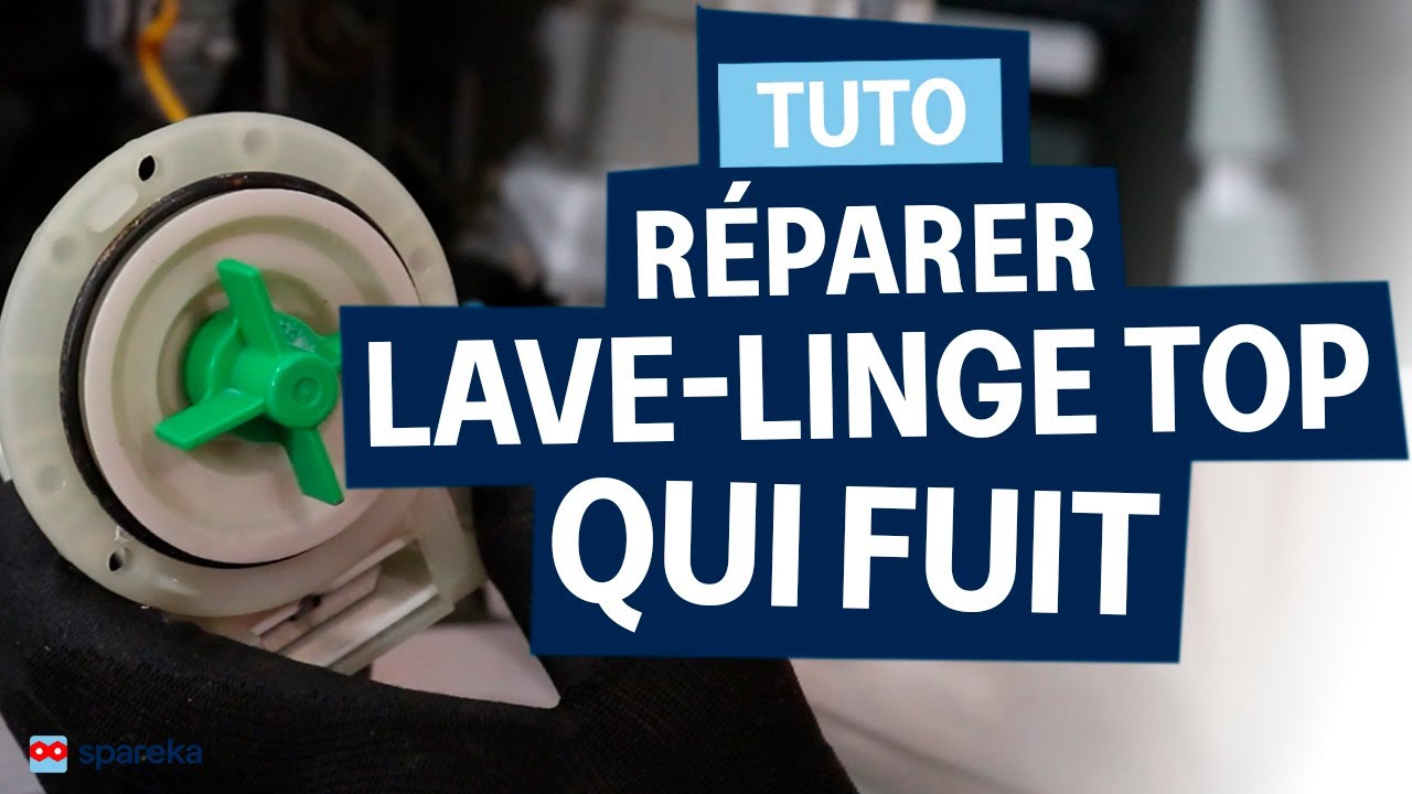 Eau sous la machine &agrave; laver ? Voici quoi v&eacute;rifier