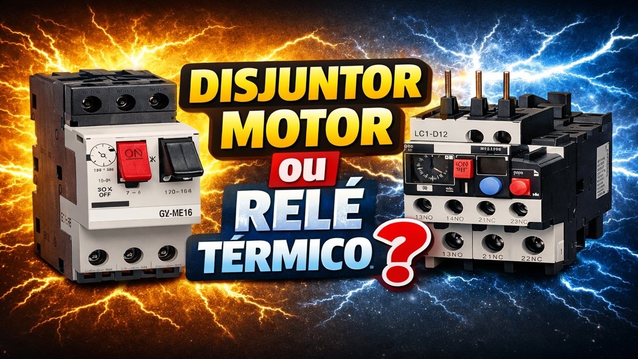 Disjuntor motor ou rele térmico?