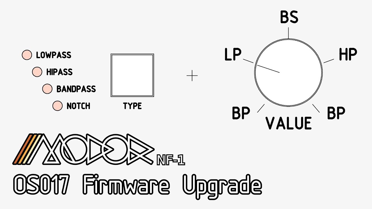 Modor NF-1/NF-1m Firmware Upgrade OS017