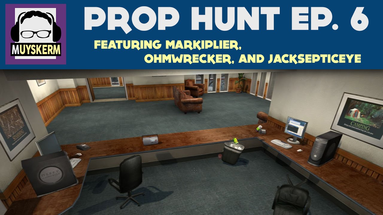 Prop Hunt Ep. 6 Featuring Markiplier, Ohmwrecker, and Jacksepticeye