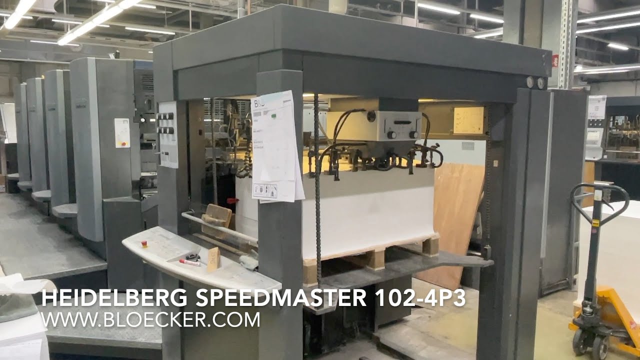 Heidelberg Speedmaster 102-4P3, year 2007 - for immediate sale