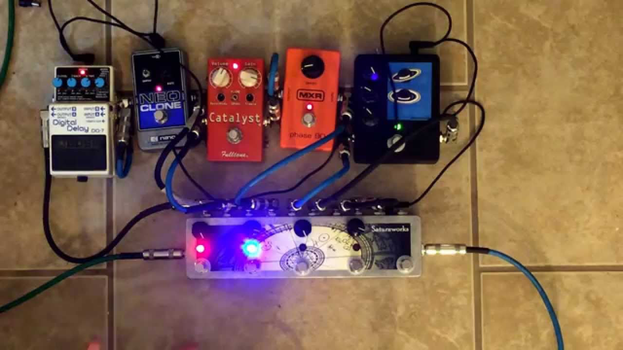Saturnworks Active Parallel Looper Blender Guitar Pedal Demo