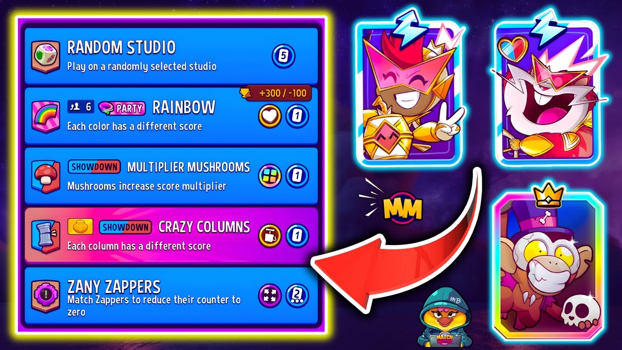 TOP BOOSTERS on PVP x4 DIFFERENT GAME MODES 🔥 MATCH MASTERS