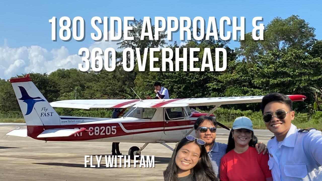180 Side Approach, 360 Overhead, Go around on a C152 || Vlog 44