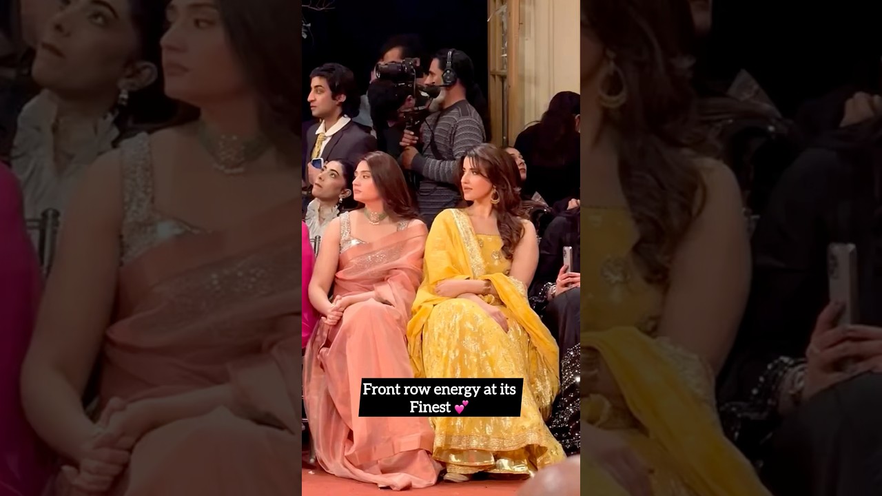 The gorgeous #durefishan #nidayasir and #hareemfarooq spotted at the LFW