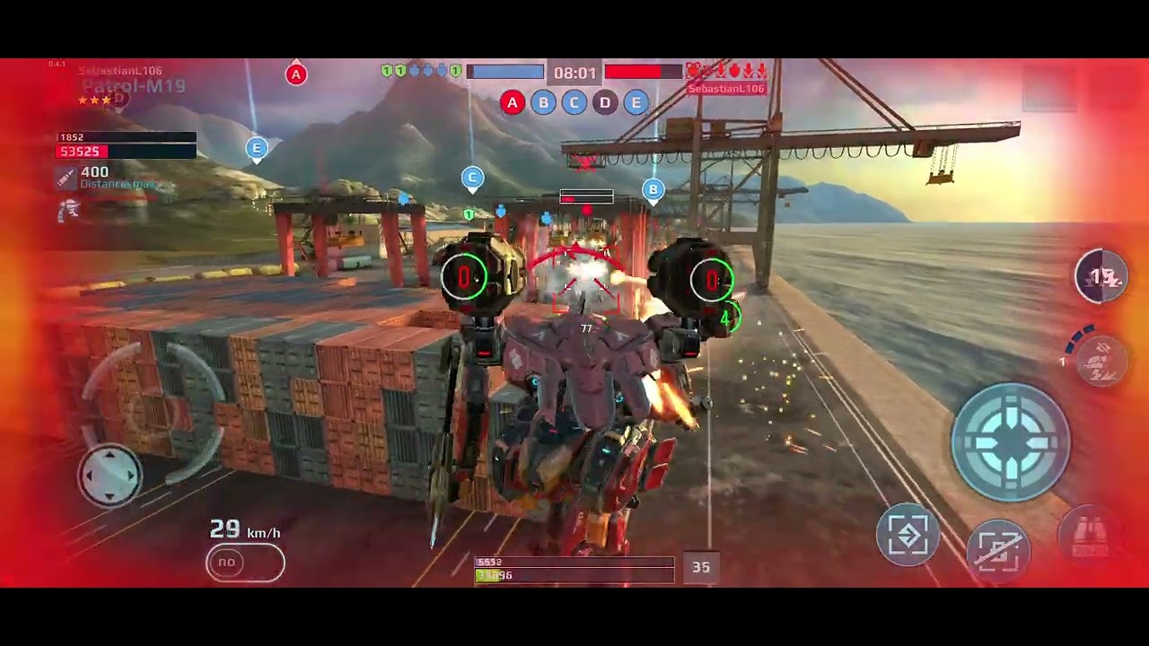 ROBOT WARFARE  partida en escuadrón 