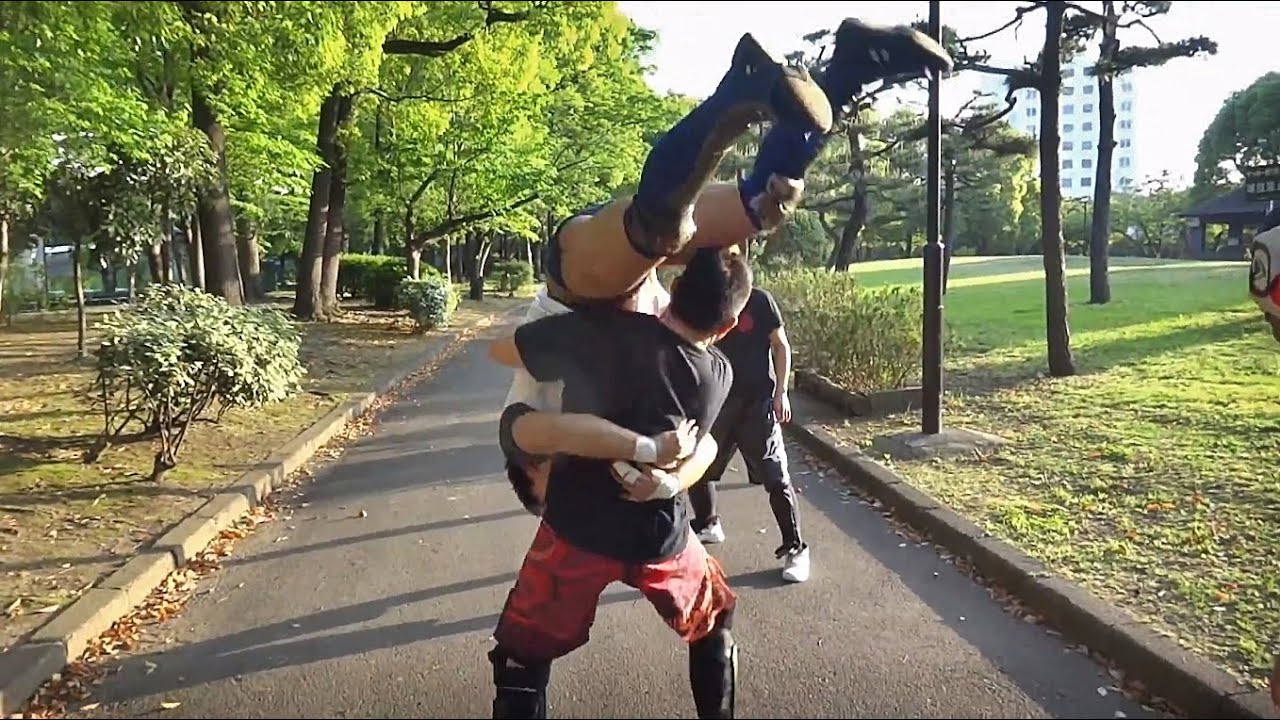 東京花見プロレス 田馬場貴裕vs竹田光珠
