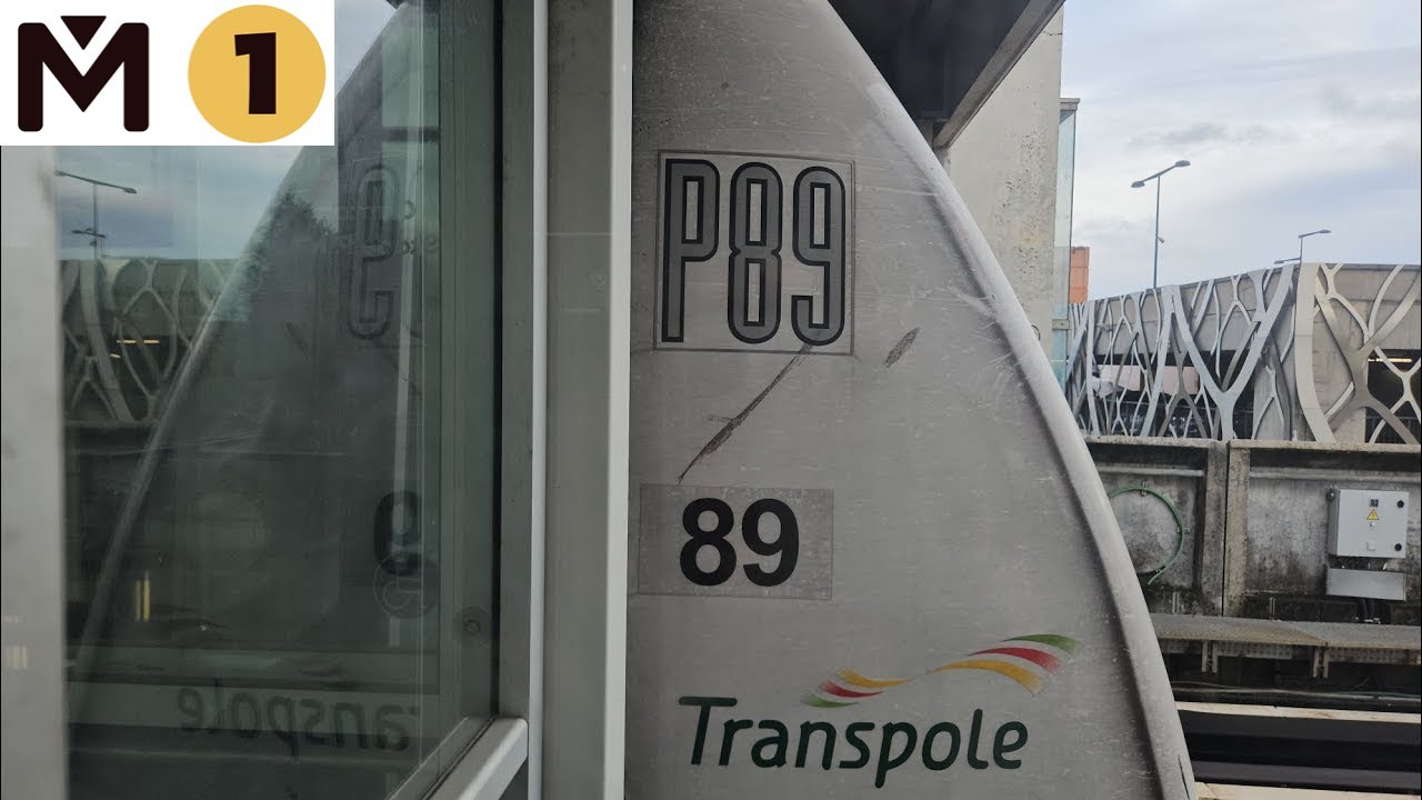 ( MÉTRO VAL 208) Rame HP89 entre CHU Eurasanté et 4 Cantons Stade Pierre Mauroy 